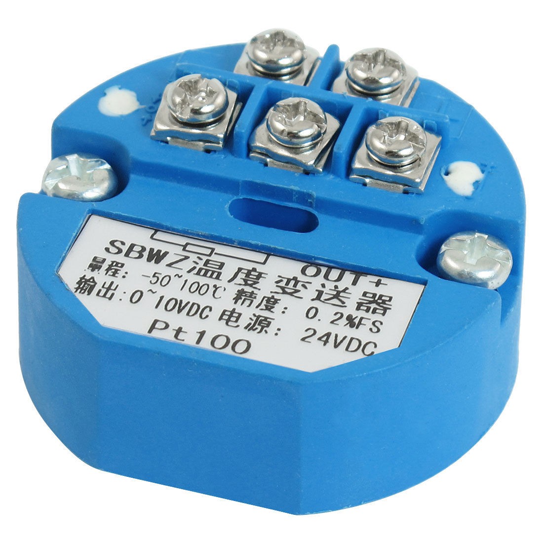 PT100 Temperature Sensor Transmitter -50-100C Output 0-10V DC