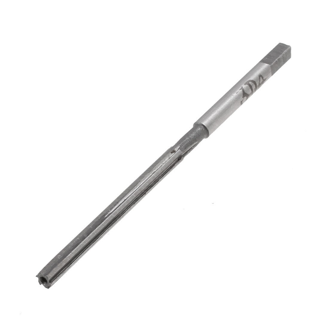 Straight Shank 6 Flutes 3mm x 33mm Cutting HSS Machine Reamer