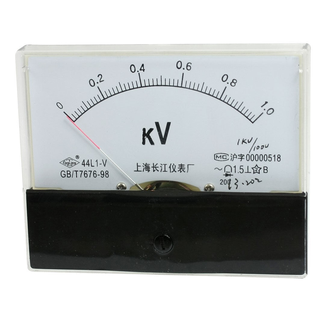 44L1-V AC 0-1KV Rectangle Analog Panel Volt Meter Gauge