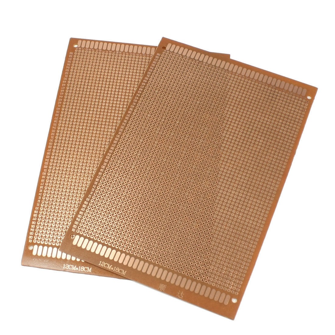12cm x 18cm Universal Single Side Panel Copper PCB Board 2 Pcs