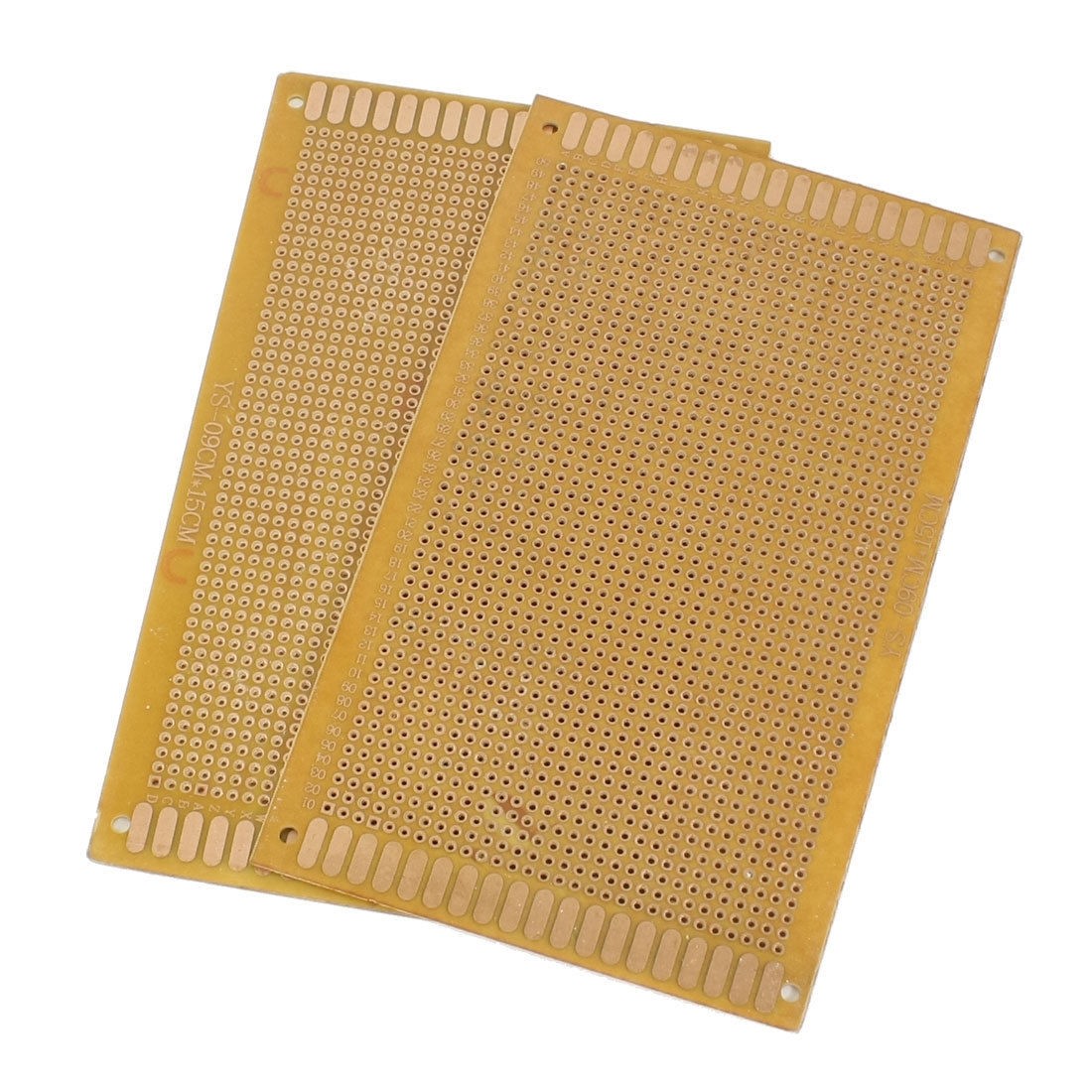 2 Pcs Universal Prototyping Copper Rectangle PCB Print Stripboard 9cm x 15cm