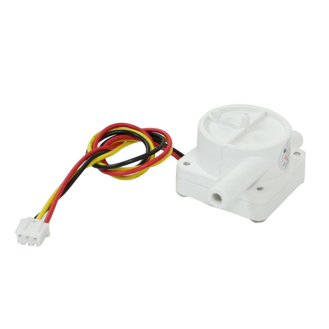 White Electronic Hall Effect Water Flow Counter Sensor HQ-A68 1-30L/min G3/4"