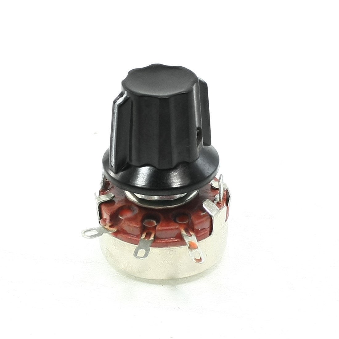 WTH118 4.7K ohm 2W Single Turn Rotary Linear Taper Carbon Potentiometer w Knob