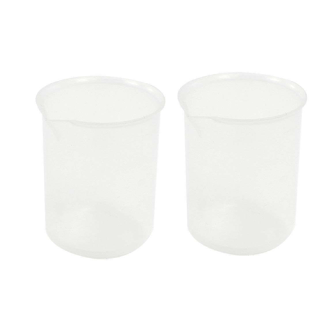 100mL Capacity Measuring Cup Laboratory Set Polypropylene Beaker Pair