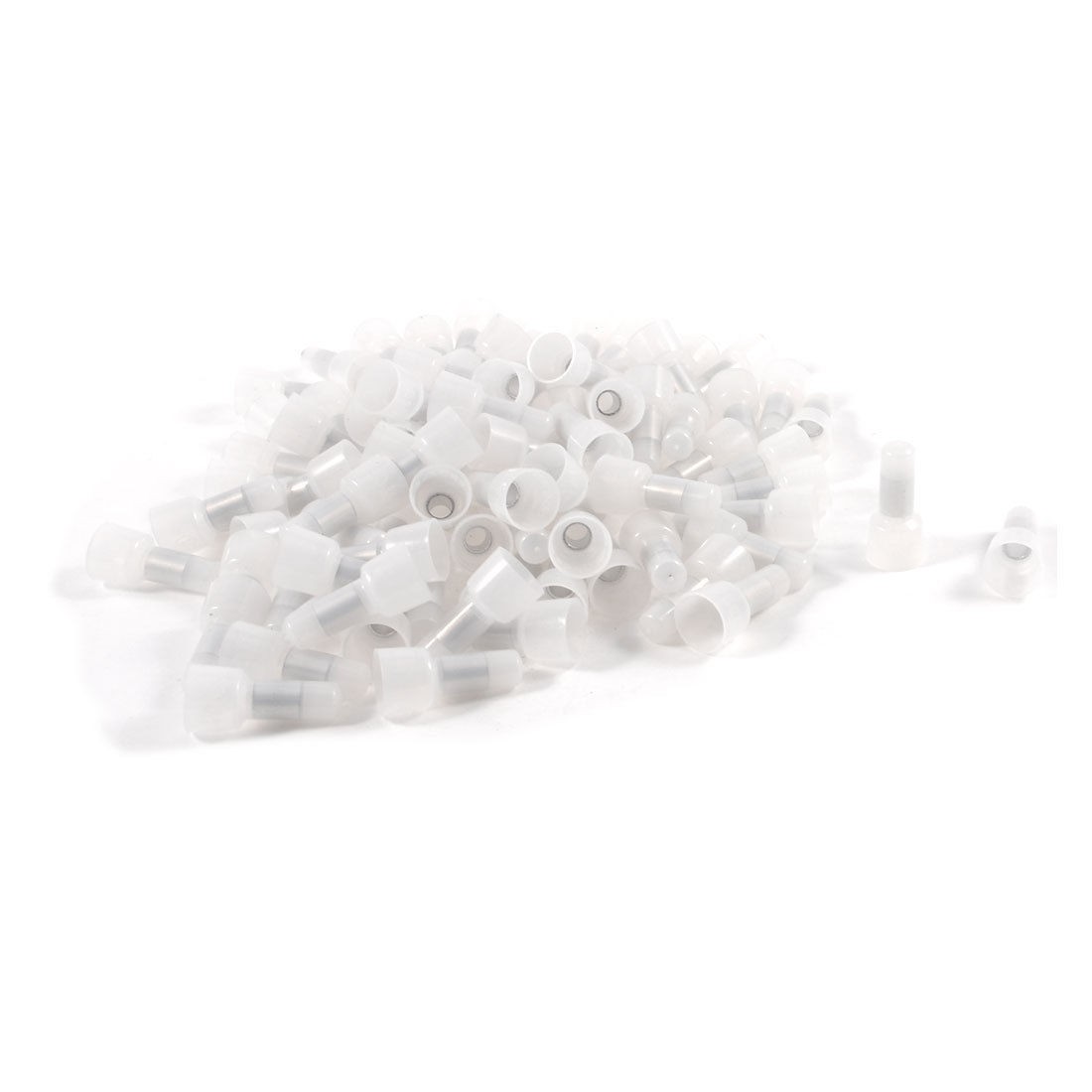 8mm Tin Plated Tube Closed End Wire Connectors Covers Safeguard 100 Pcs