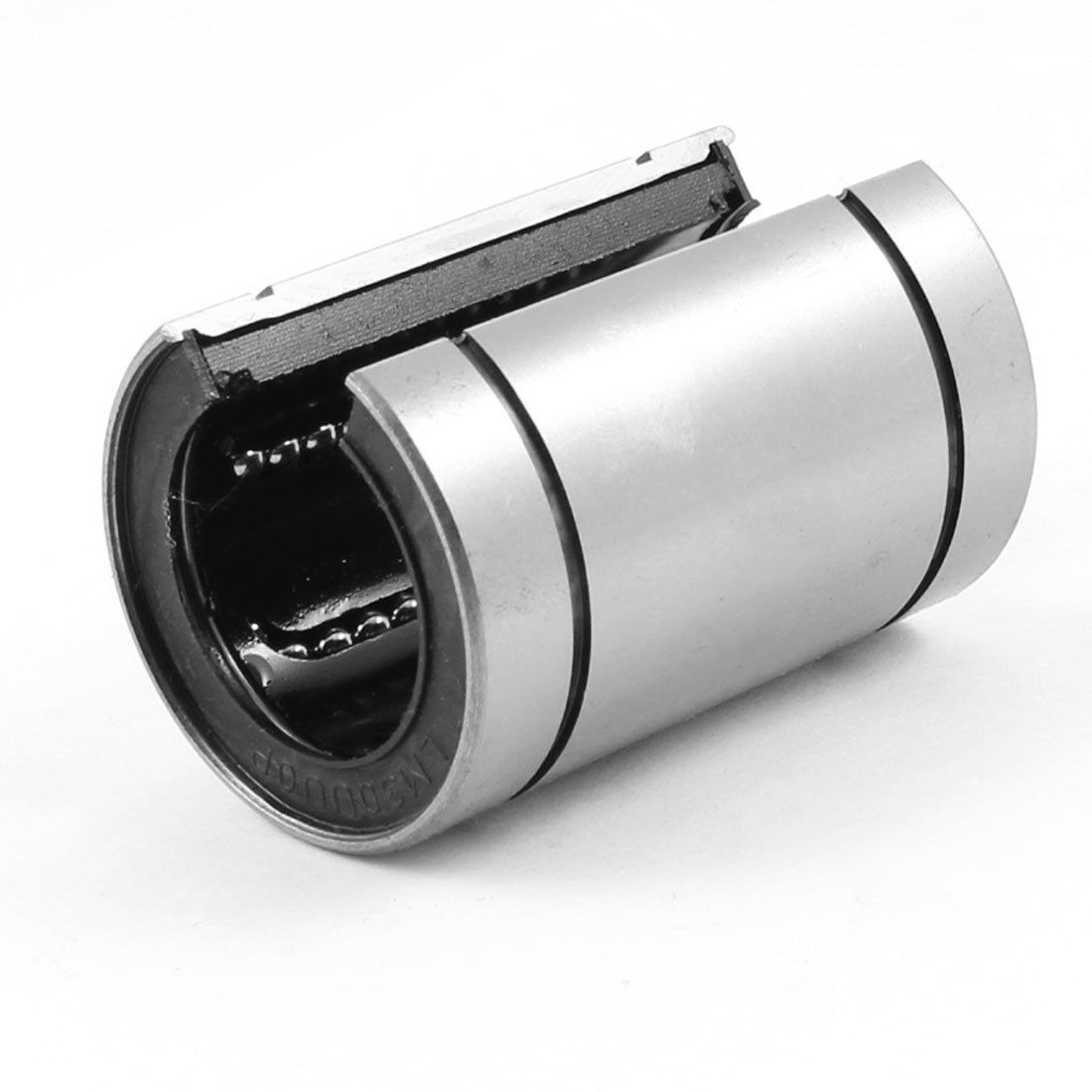 64mm Long Metalic Rubber Linear Bushings Sliding Ball Bearing LM30UU