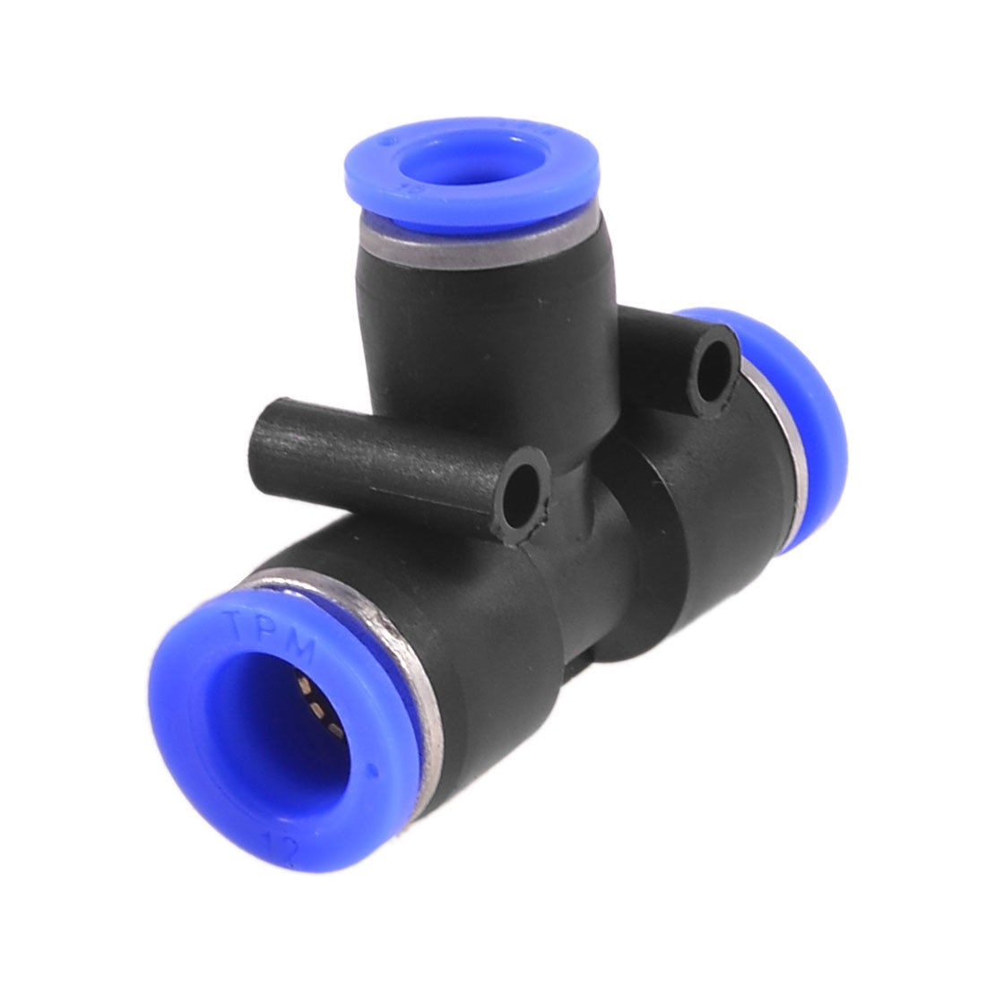 12mm x 10mm T Joint Plastic One Touch Tube Connector Quick Coupler