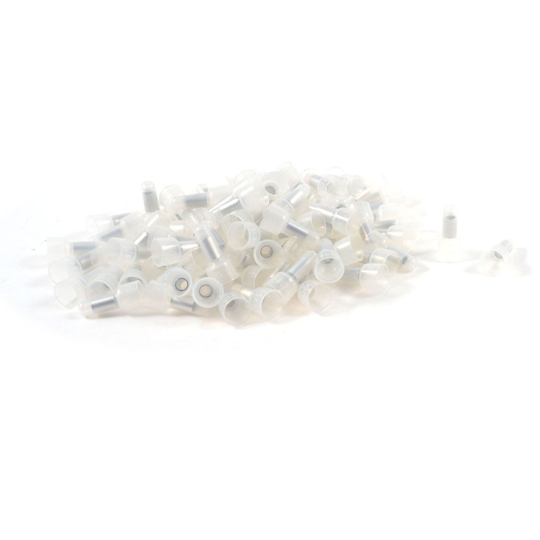 100 Pcs 9mm x 19mm Plastic Safe Closed End Wire Connectors Caps