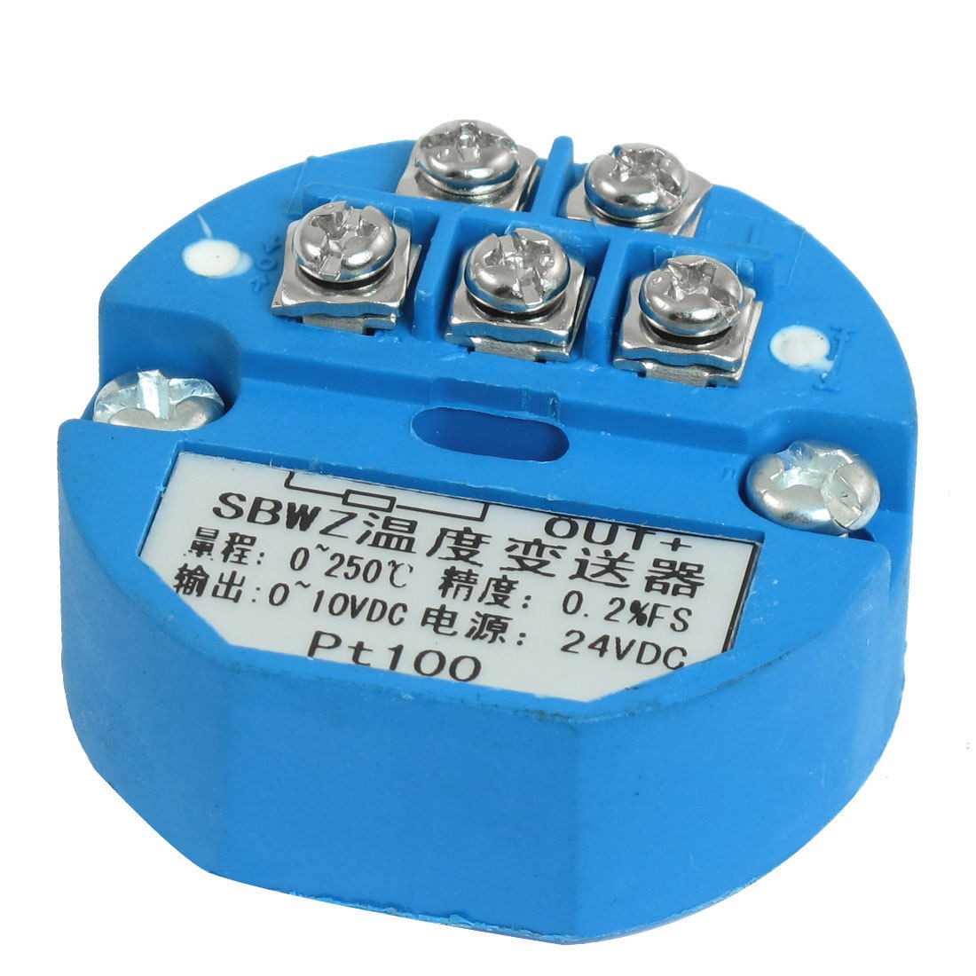 PT100 Temperature Sensor Transmitter 0-250C Output 0-10V DC