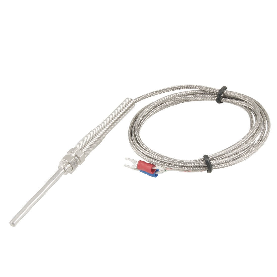 2 Meters 2 Spade Terminal K Type Thermocouple Temperature Sensor Probe