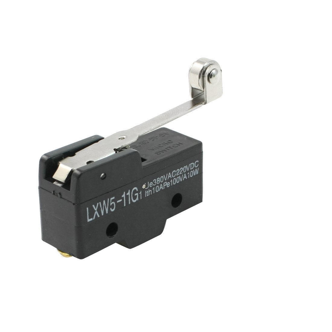 380VAC 220VDC SPDT Long Hinge Roller Lever Momentary Micro Switch Microswitch