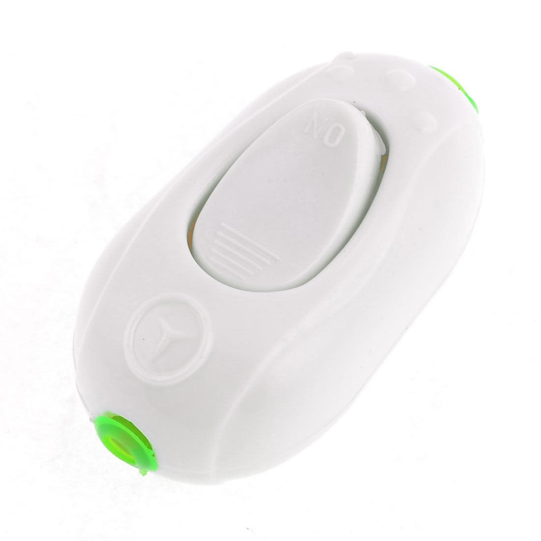 Home Office White Green Plastic Lamp Light In-Line Cord Switch