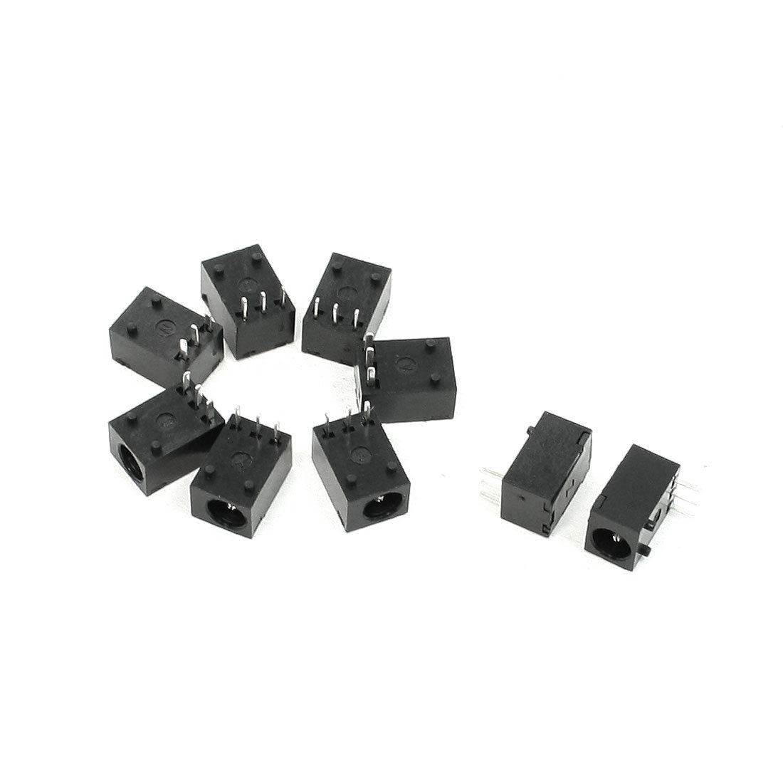 3.5mm DC Power Jacks Sockets PCB Mounting Replacement 9 Pcs
