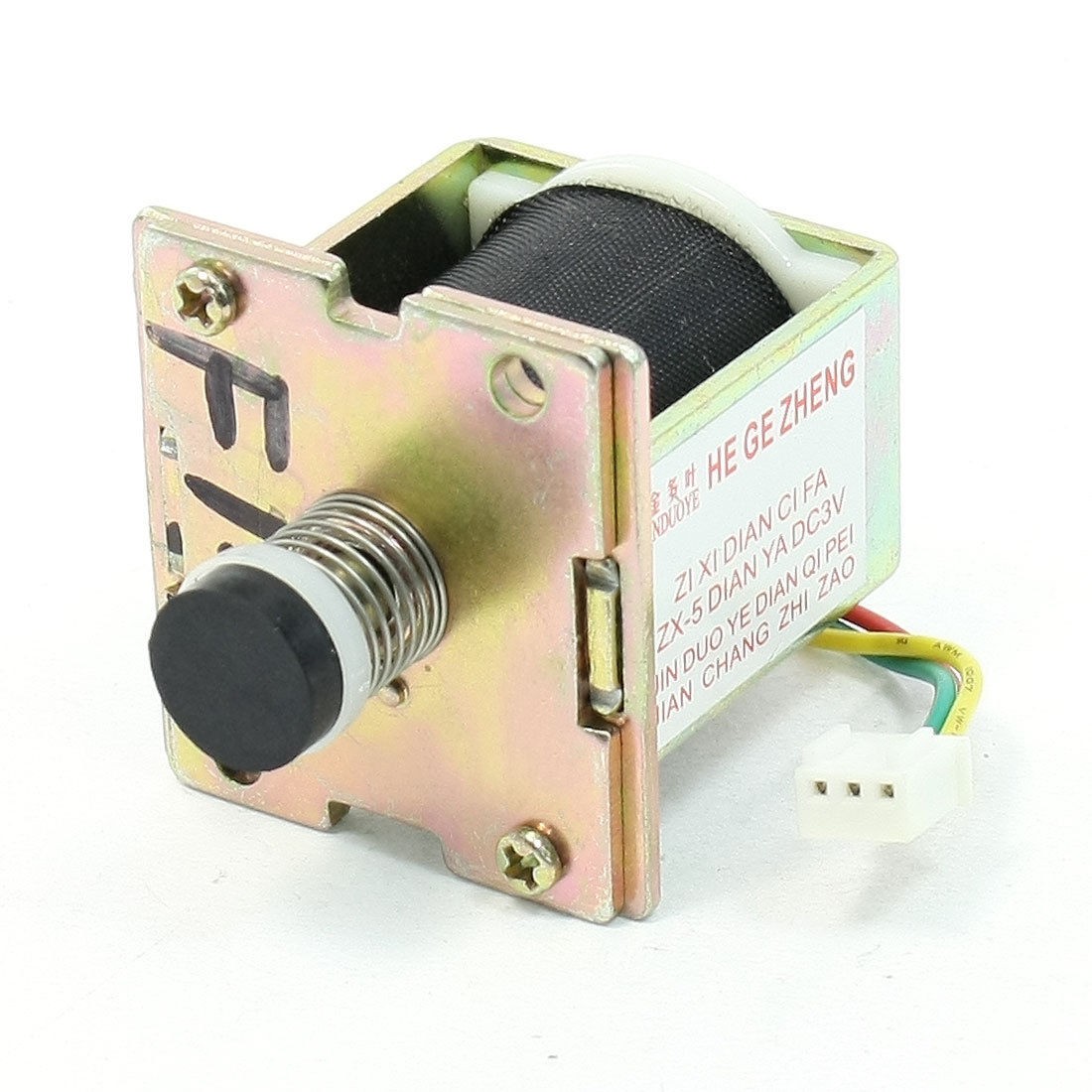 DC 3V Spring Loaded Knob Self Absorption Solenoid Valve for Gas Water Heater