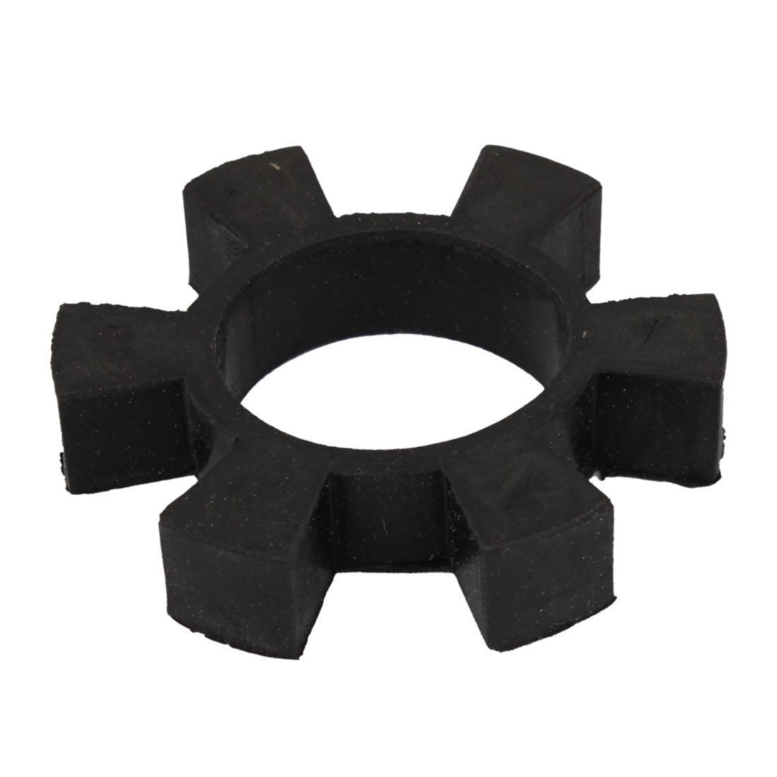 32mm Bore 6 Petal Black Rubber Drive Shaft Center Spider Coupler Damper
