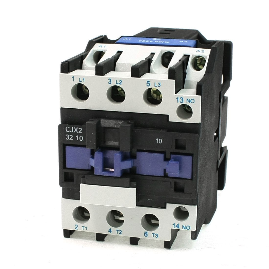 380V Coil 50A DIN Rail 3P Three Pole 1NO 1NC 220VAC Contactor CJX2-32