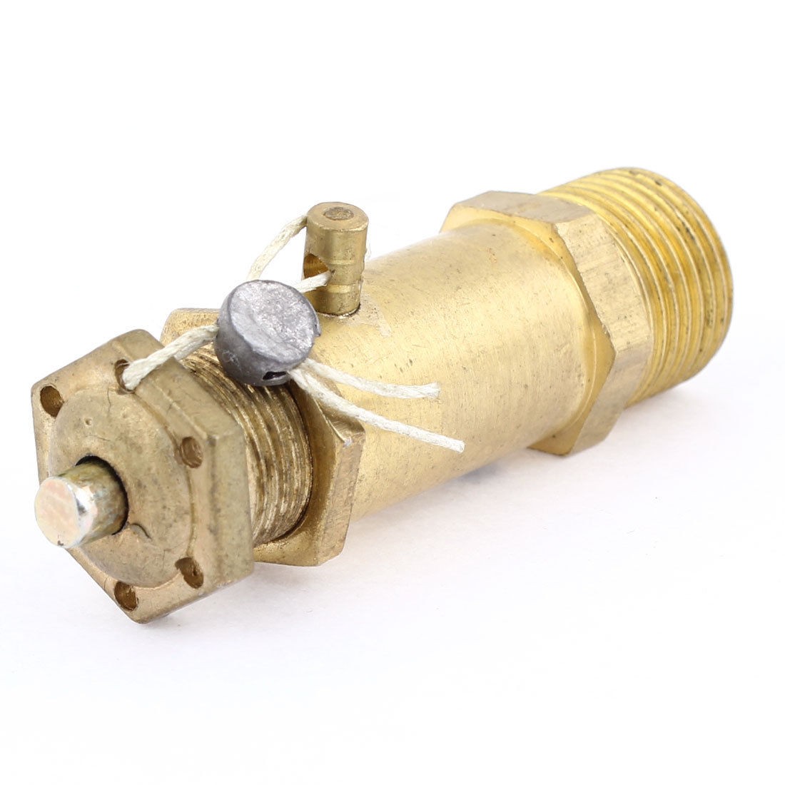Air Compressor Spare Part Gold Tone 3/8" Thread Safety Pressure Relief Valve