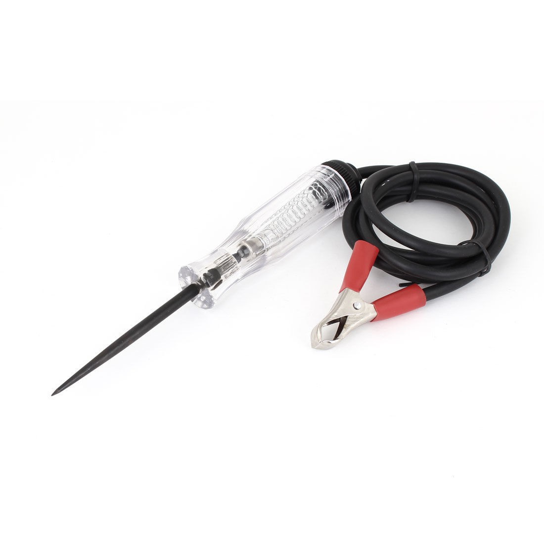 DC 6-24V Circuit Voltage Tester Pen Auto Car Clear Plastic Handle