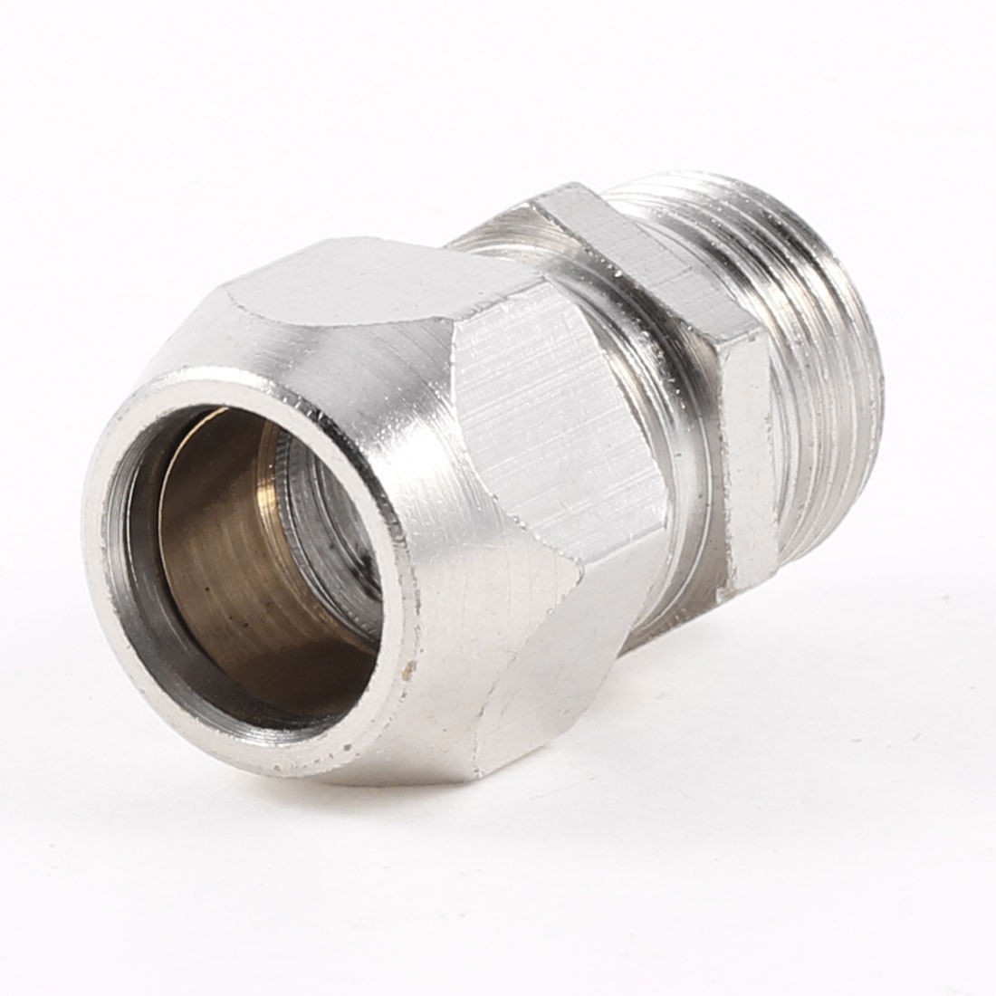 3 8" PT Male Threaded Hex Bushing Hydraulic Quick Adapter for 12mm Tube Pipe