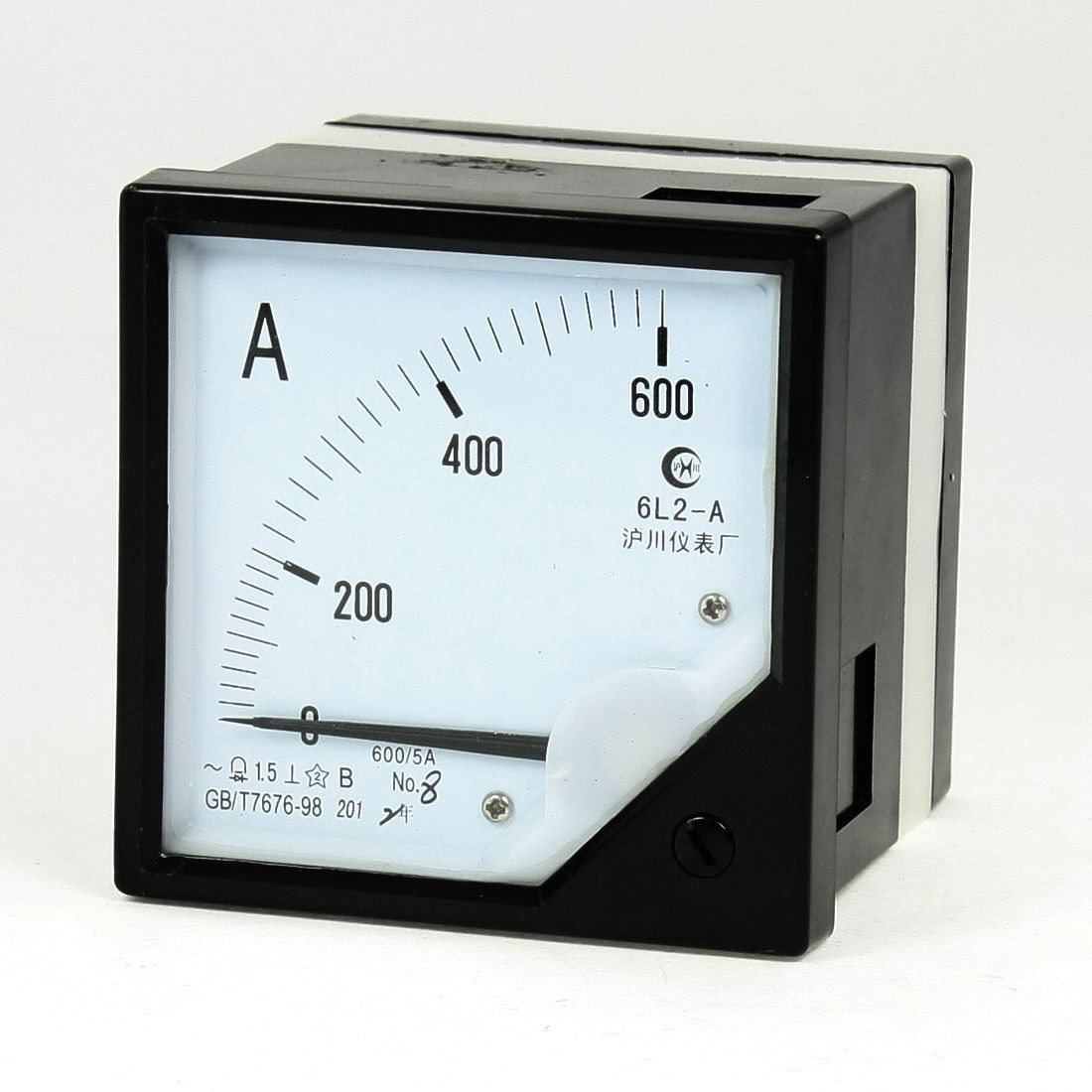 Plastic Housing AC 0-600A Range Analog Panel Meter Amperemeter 6L2-A