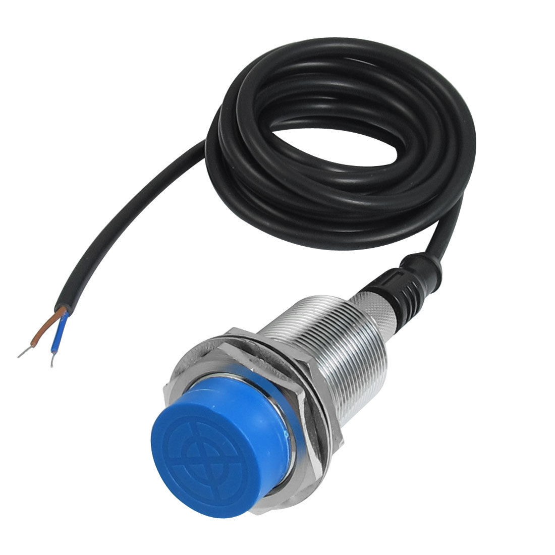 4P Aviation Connector 2-Wire DC 6-36V NPN NO 15mm Inductive Proximity Switch