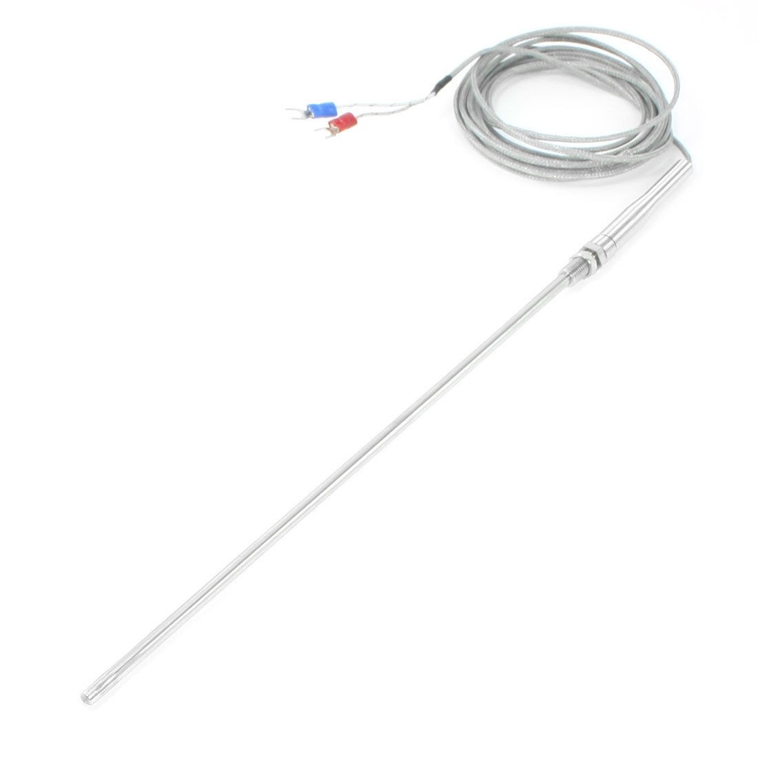 K Type 2 Terminals 400C Thermocouple Temperature Sensor Probe 3meter Length