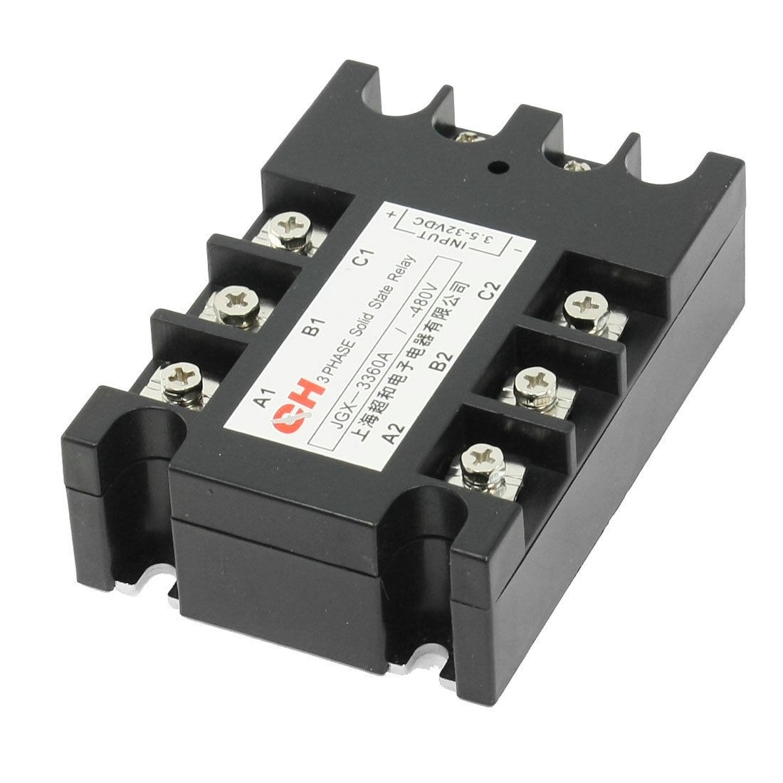 3.5-32VDC Input 480VAC 80A Output DC/AC Three Phase SSR Solid State Relay