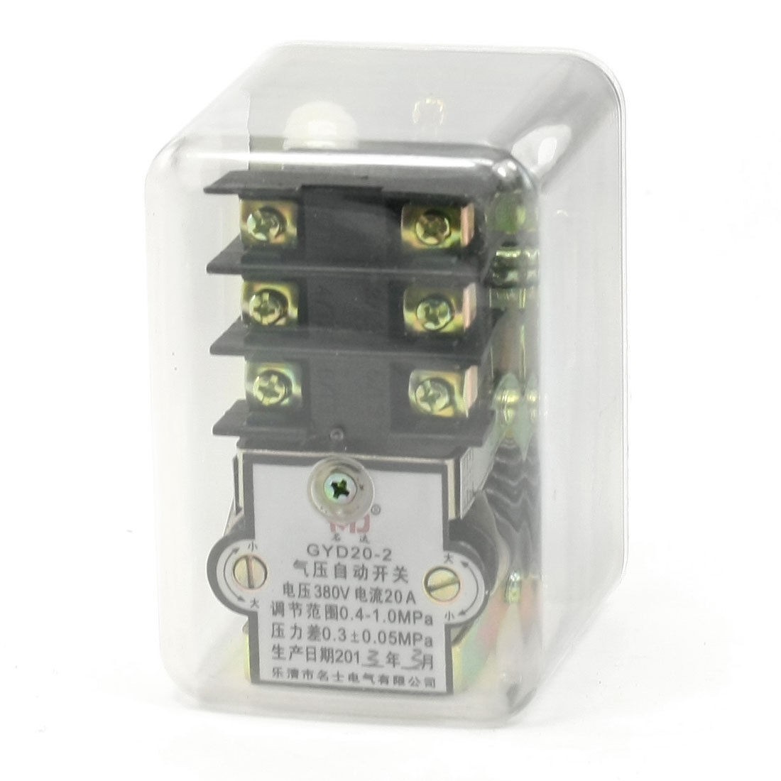 AC 380V 20A 95-125PSI One Port Air Compressor Automatic Pressure Switch Valve