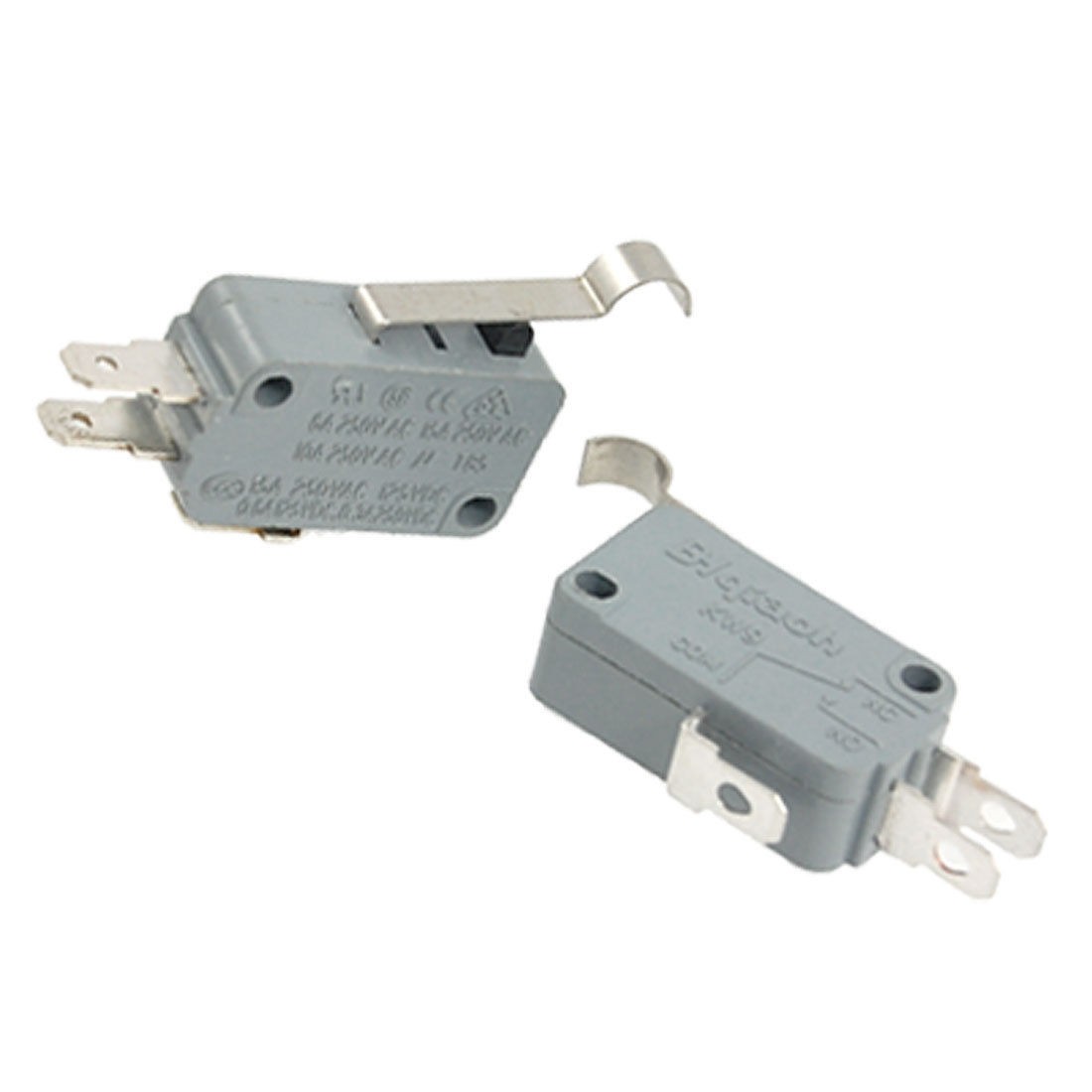 KW9-3Z-02 R Type Metal Lever Limit Micro Switch 2 Pcs