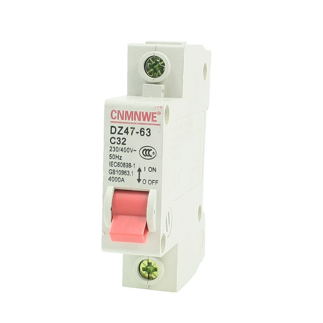 AC 230/400V 32A 1-Pole Overload Protection MCB Miniature Circuit Breaker