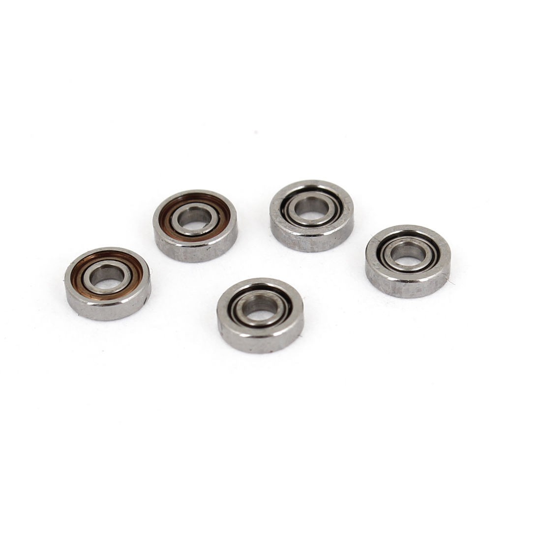 5 Pcs 1.5mm x 4mm x 1.12mm 601X Radial Shielded Deep Groove Ball Bearing