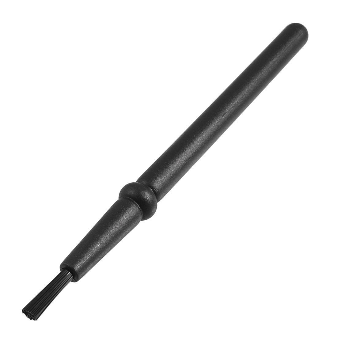 Black Round Handle PCB Cleaning Tool Anti Static Brush 5.5 inch