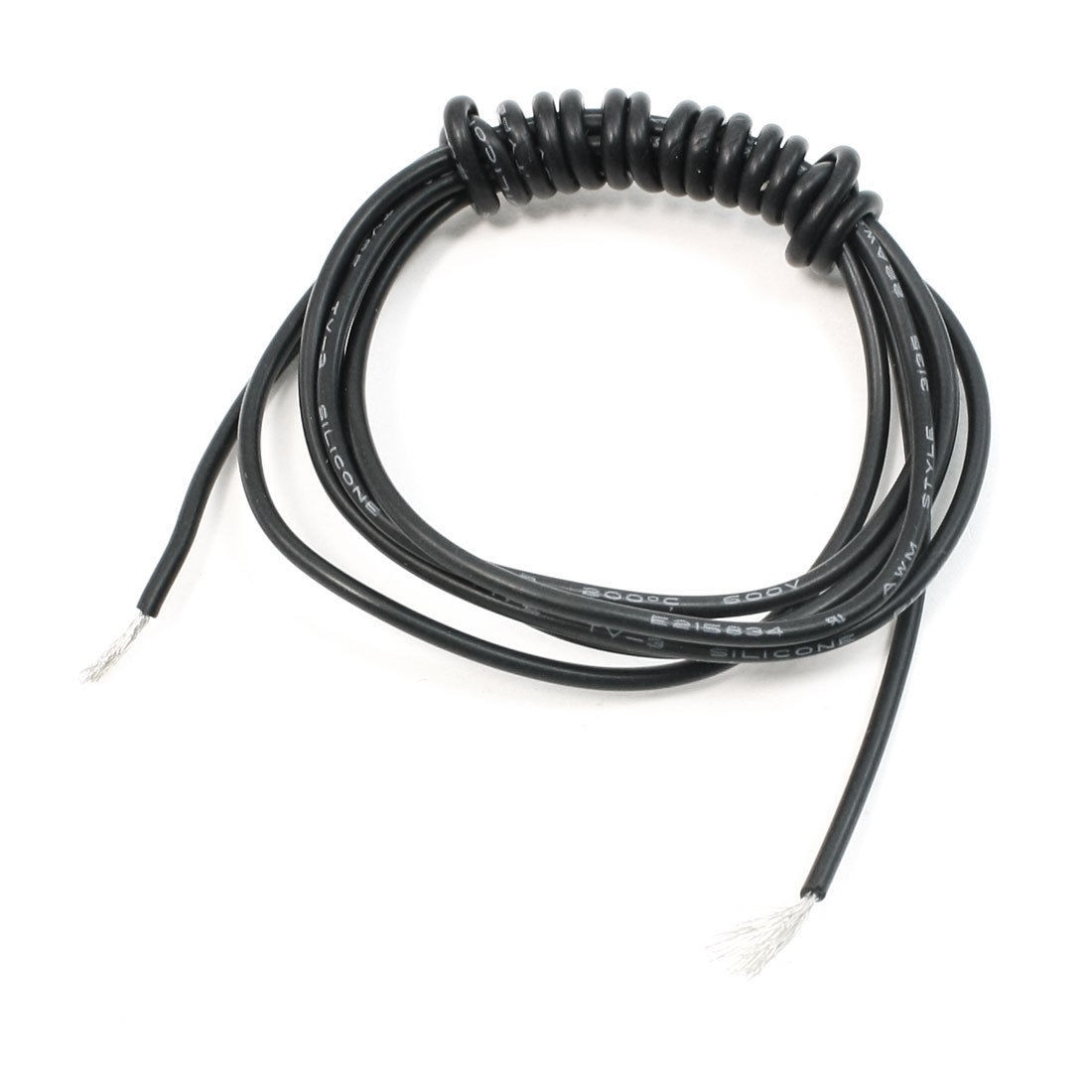 Black Model 22AWG Home appliance Accessory Part Silicone Cable 3.3 Ft