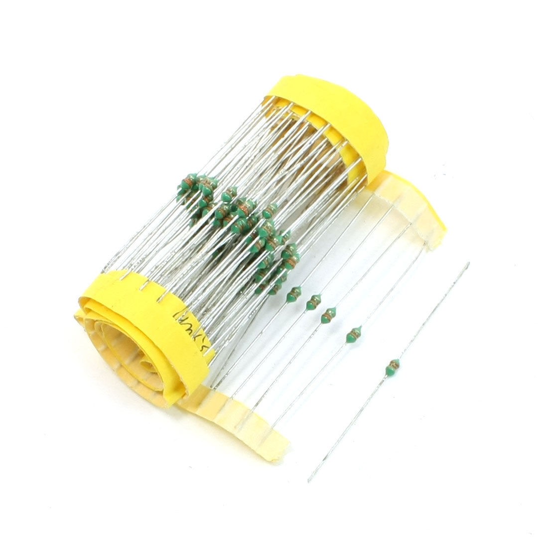 Replacement 3 Color Loop Axial Leads Fixed Inductors 3.3uF 1/8W 100 Pcs