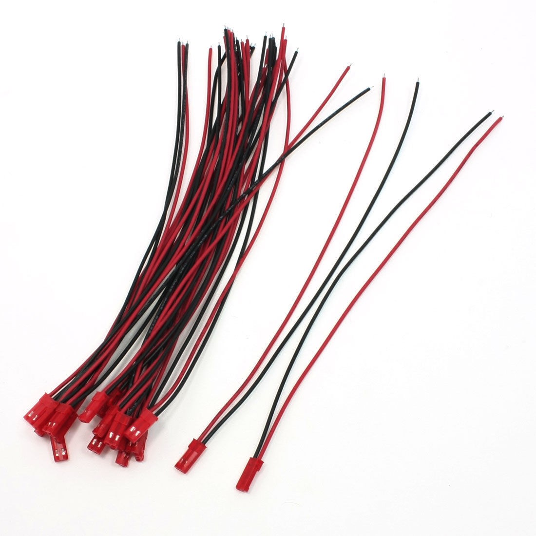 20 x JST Male Connector 22AWG Wire 20cm 7.9" for Electric RC Plane Motor