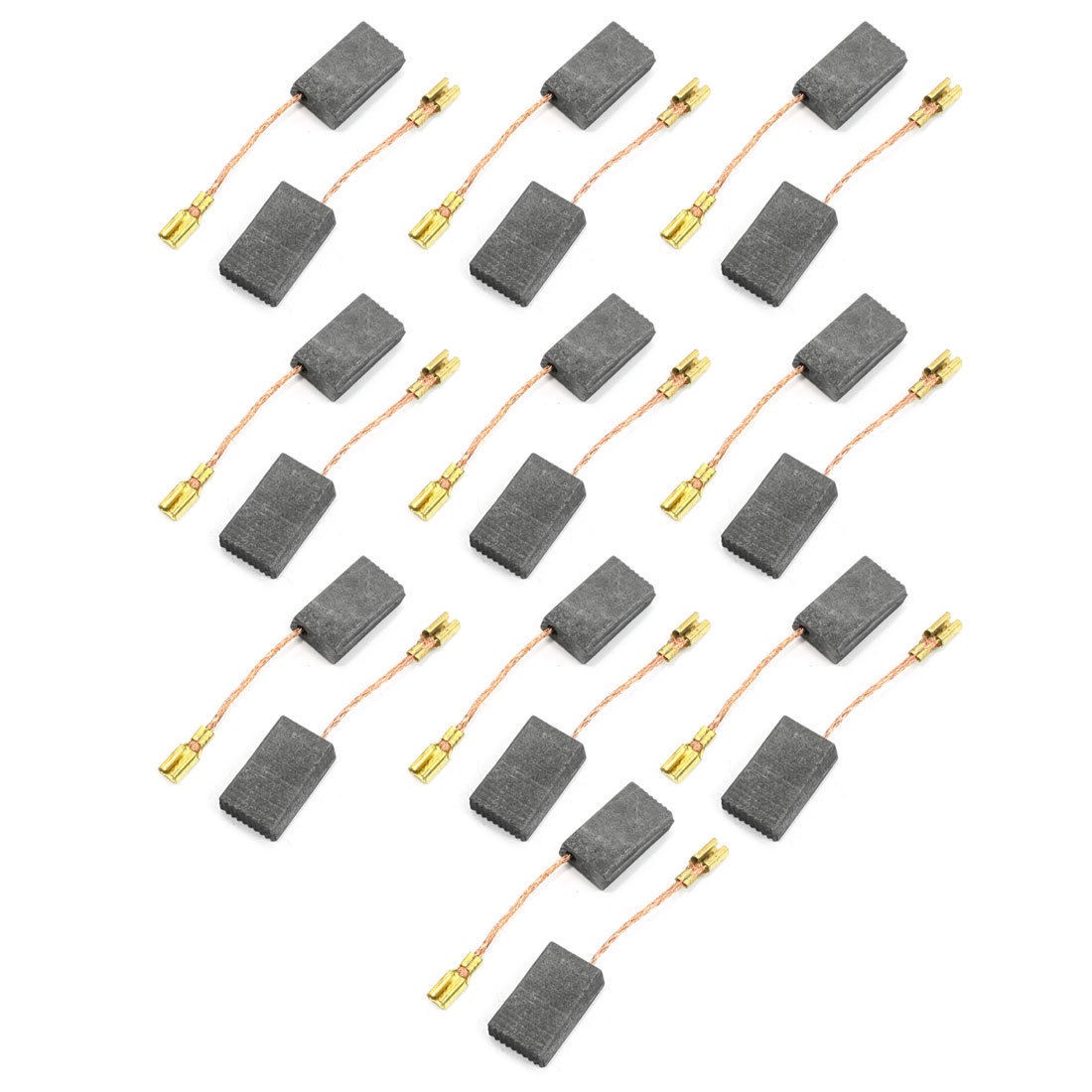 Replacemnts 5/8" x 25/64" x 1/5" Motor Carbon Brush 10 Pairs
