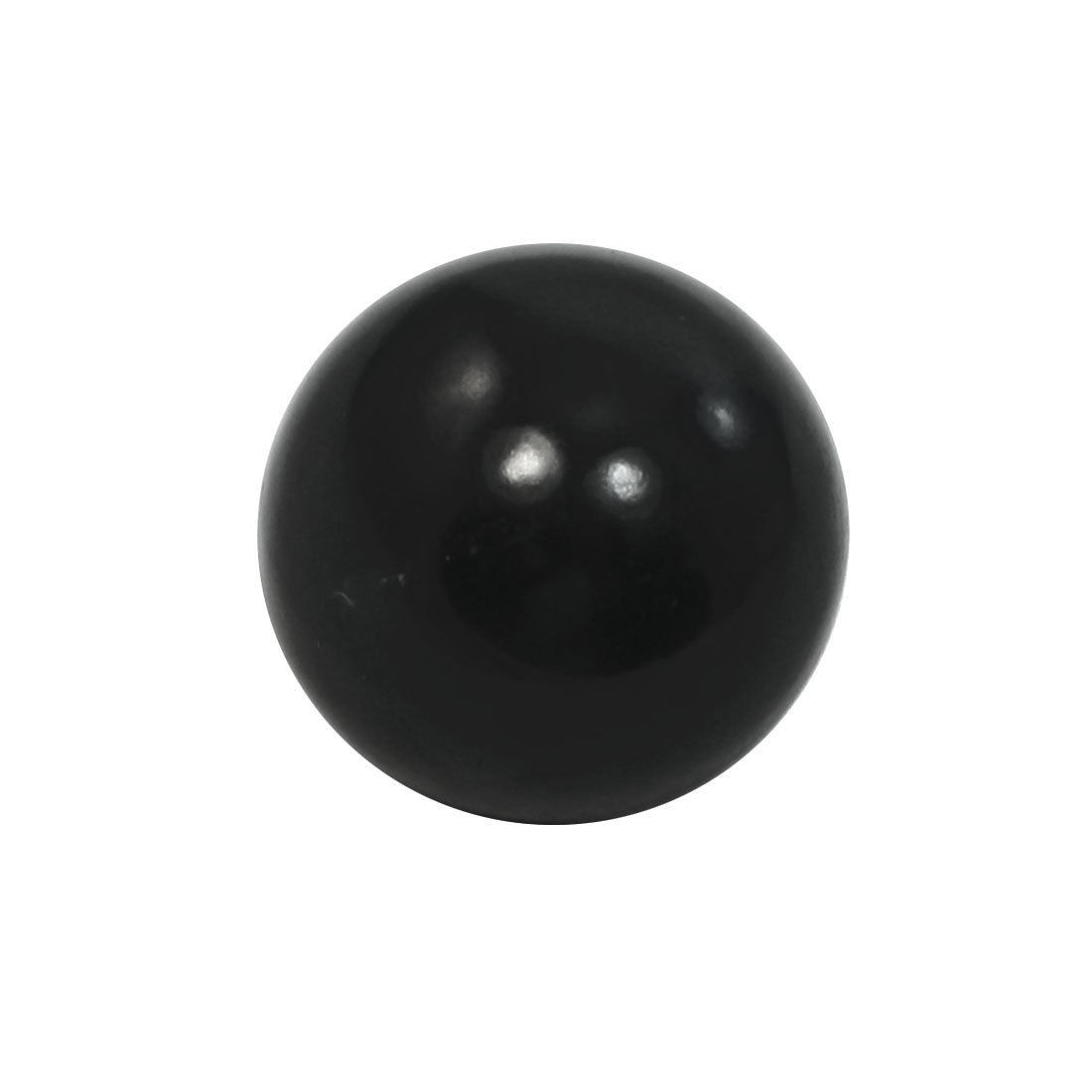 Black Threaded Ball Knob 40mm Dia 12mm Bore for Joystick Machine Handle