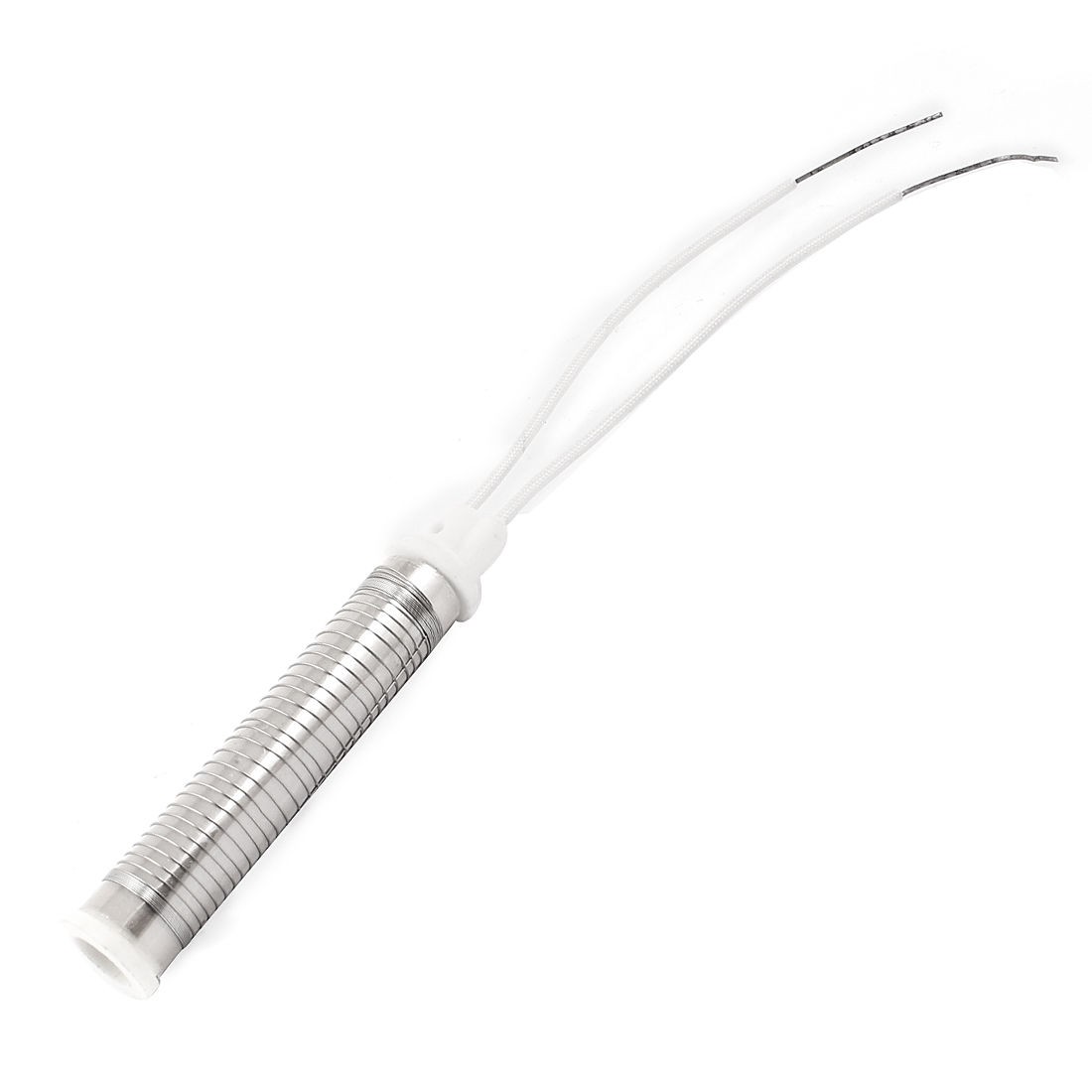 White Silver Tone Replacement 80W Metal Heating Element Core for Soldering Iron