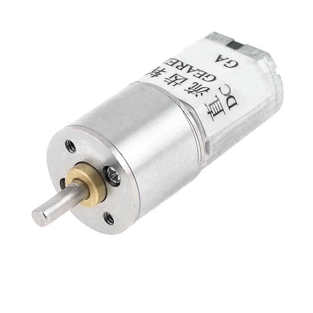 100RPM 3mm Shaft Diameter Pernament Magnetic Gearbox Geared Motor 6VDC