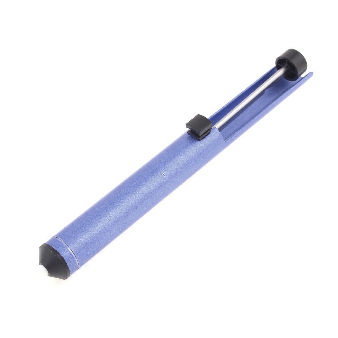 8.1" Blue Aluminium Alloy Body Desoldering Pump Solder Sucker Iron Remover Tool