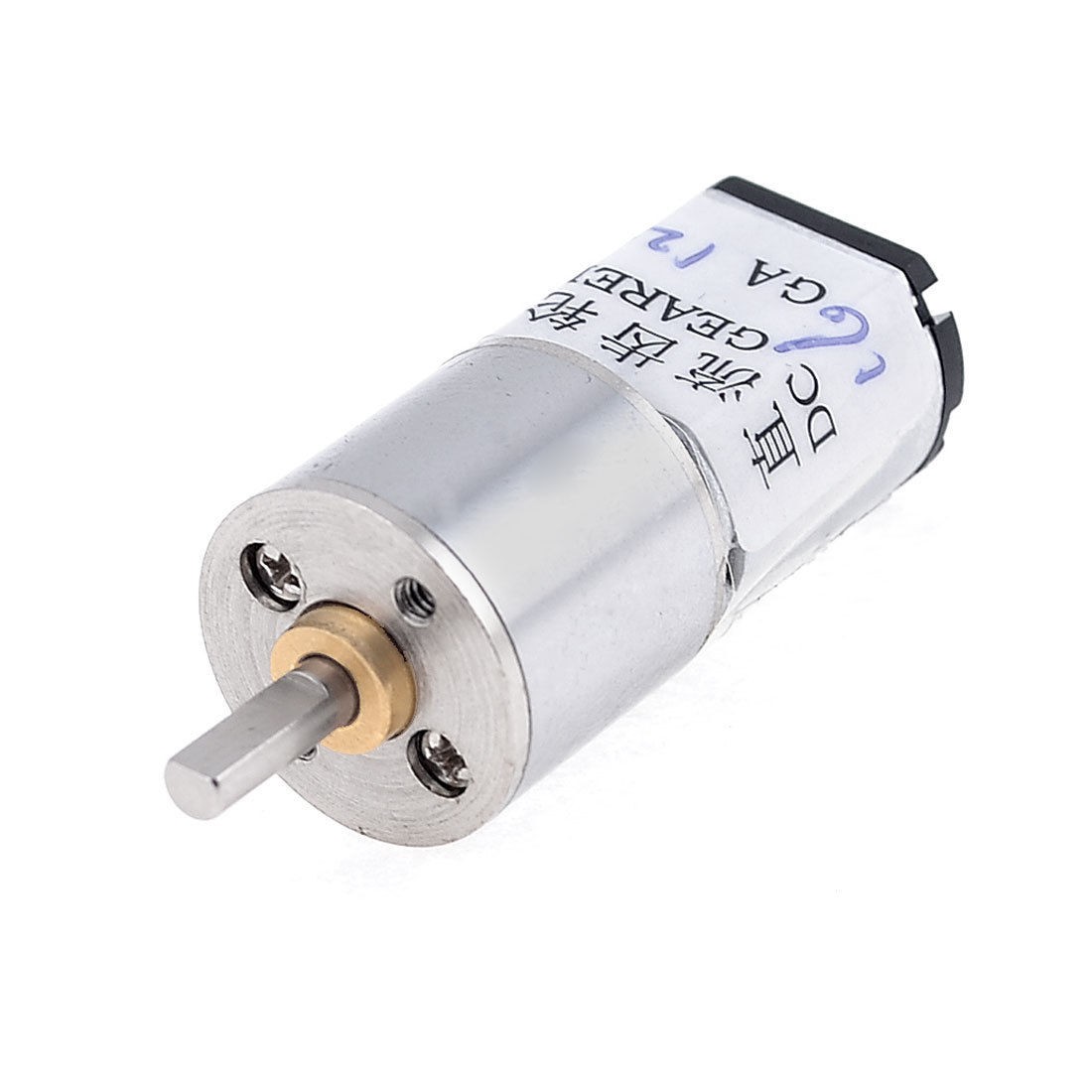 60RPM 3mm Shaft Diameter Pernament Magnetic Gearbox Geared Motor 12VDC