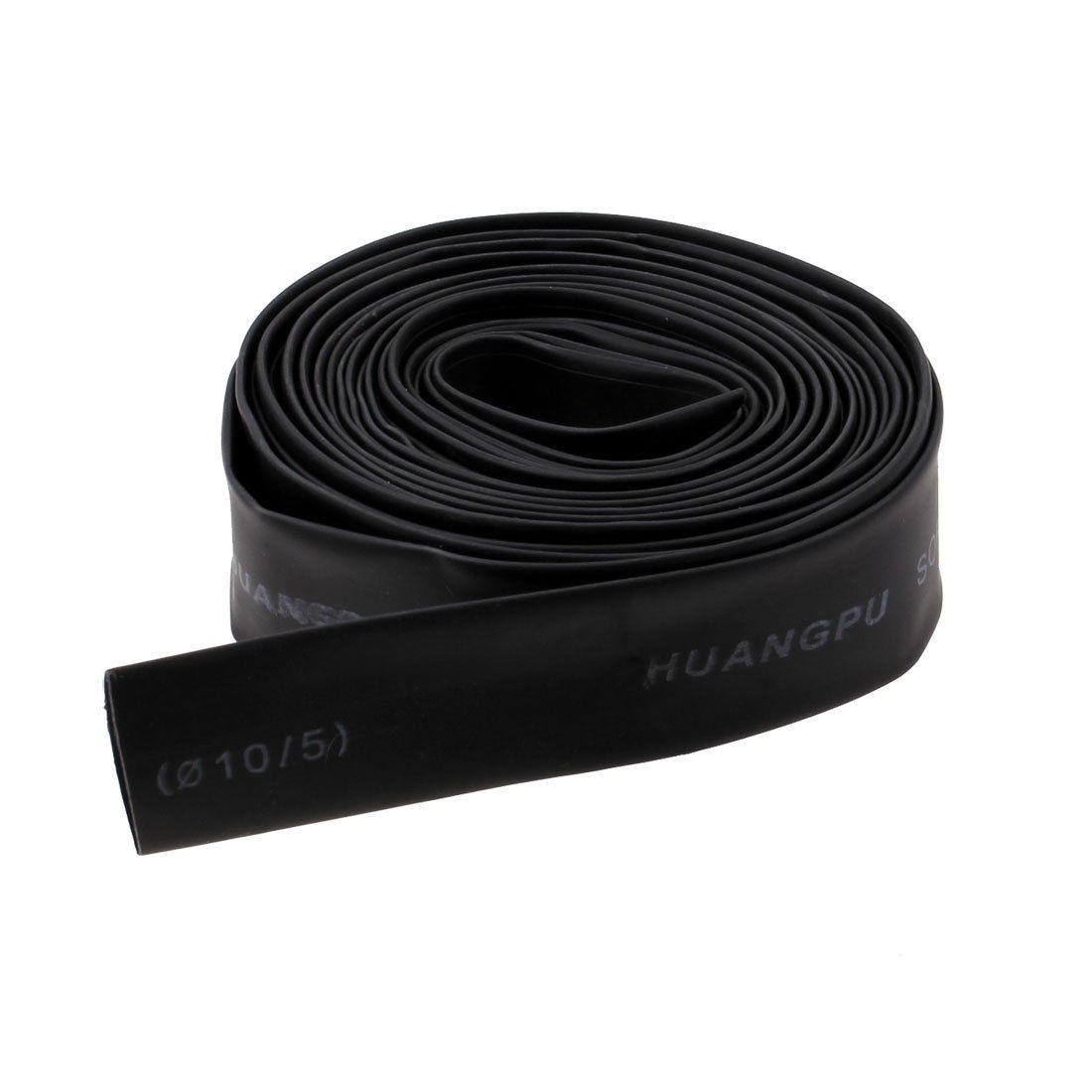 Ratio 2:1 Black Polyolefin 10mm Dia Heat Shrink Shrinkable Tube 3 Meter