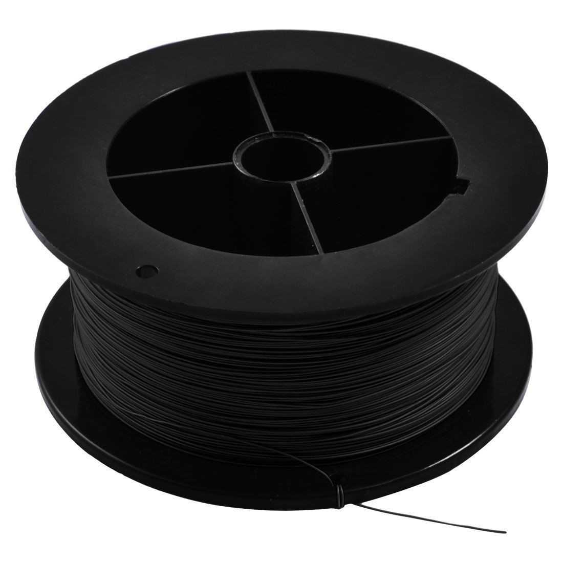 305M 30AWG Tin Plated Copper Wire Insulation Electronic Test Cable Roll Black