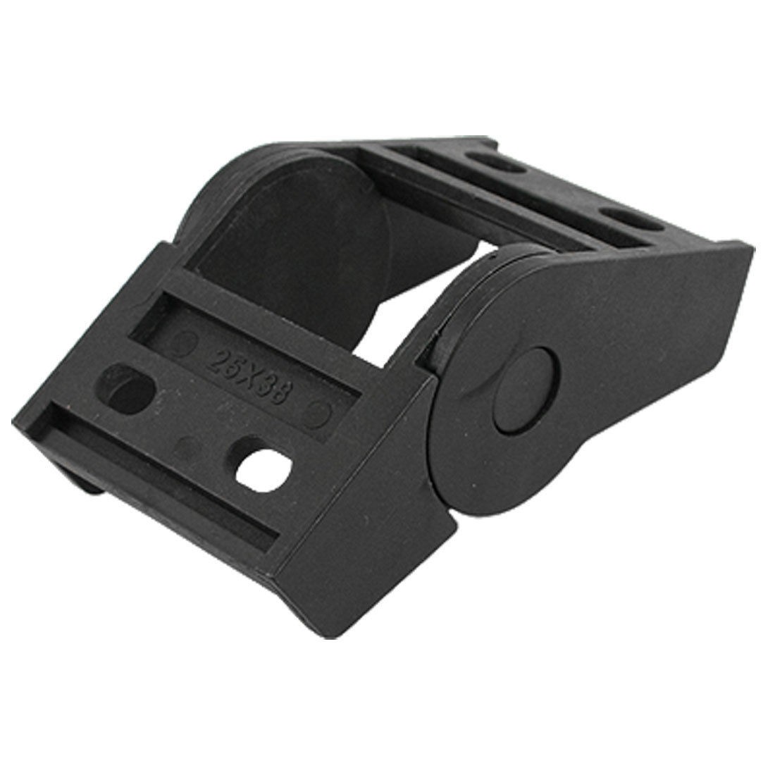 Black Plastic 25 x 38mm Towline Cable Drag Chain Connector