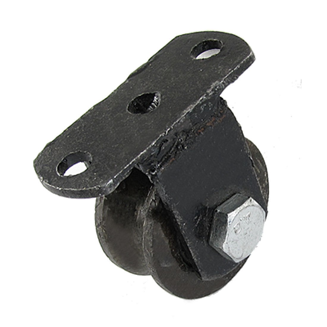 Industrial 10mm Diameter Screw Fixable V Shape 2" Cast Iron Wheel 