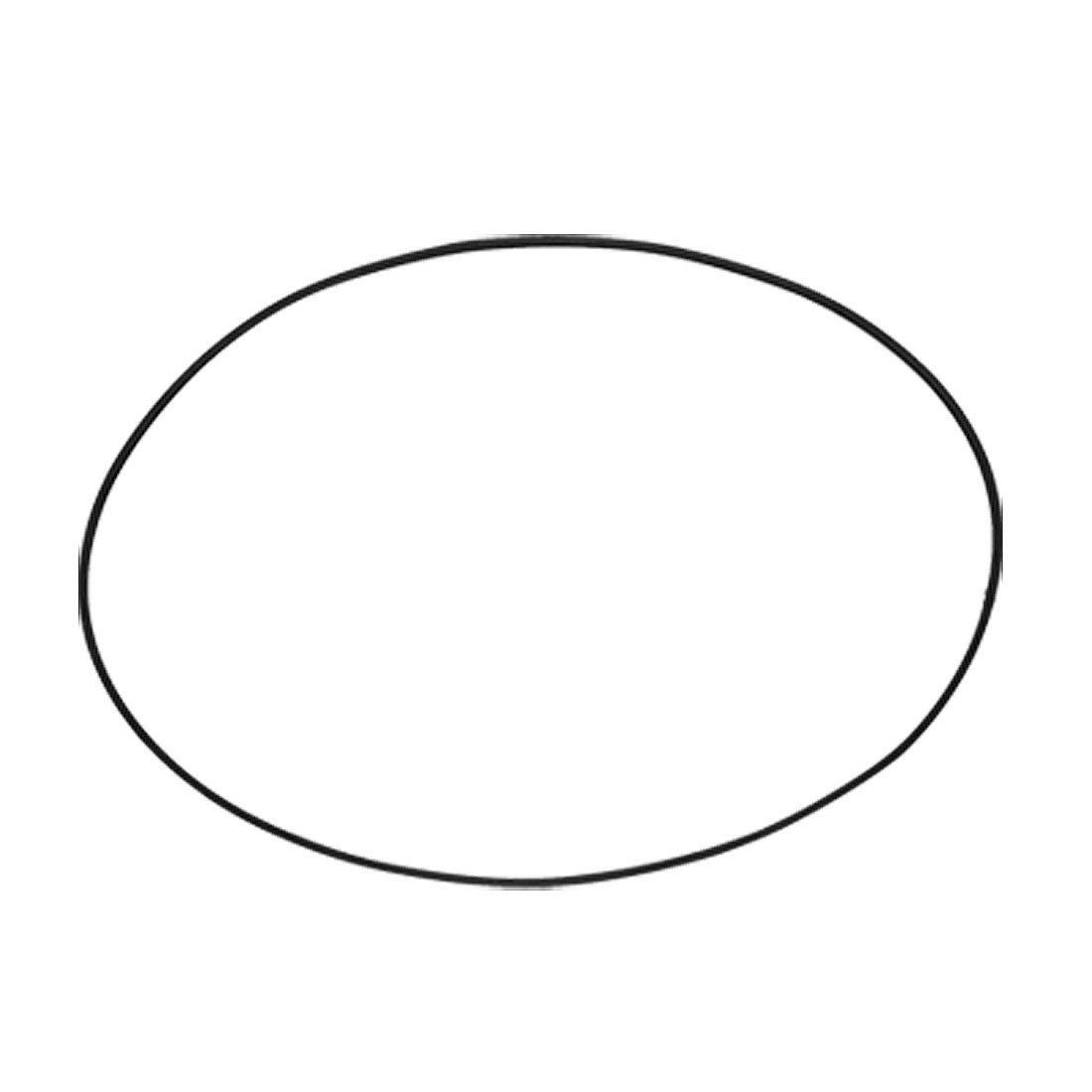 Mechanical Pulley Non Cogged Rubber O Type Vee Belt Blk