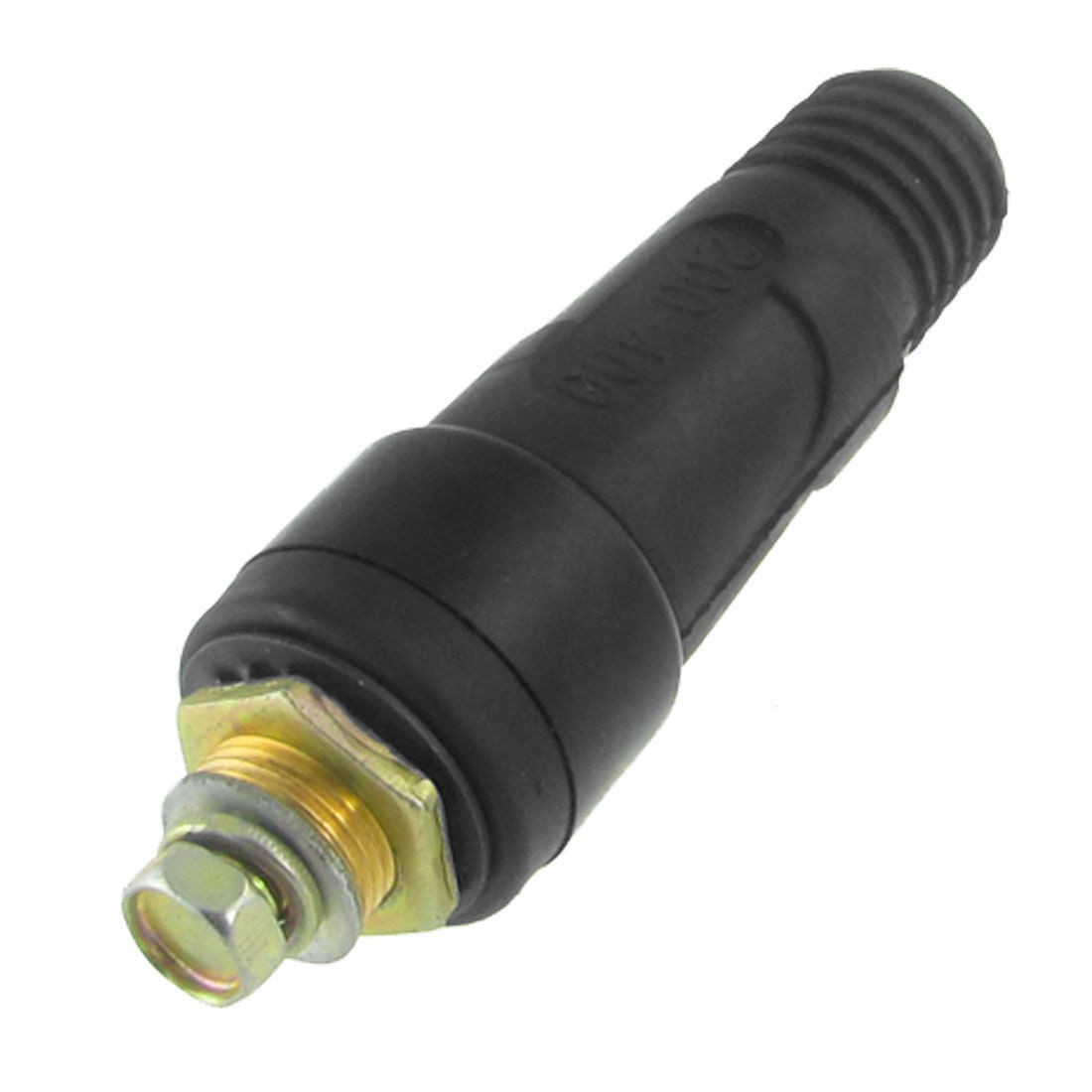 Black Rubber Cover 200-400A 35-70mm2 Cable Welding Connector