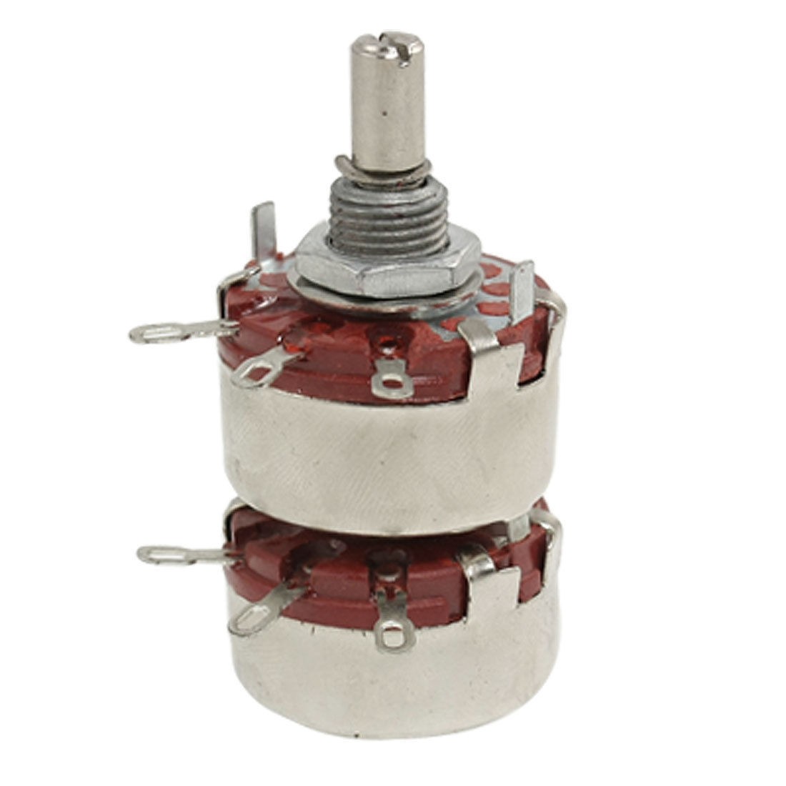 WTH118-2 Slot End Style Shaft 100K ohm Carbon Film Potentiometer 2W