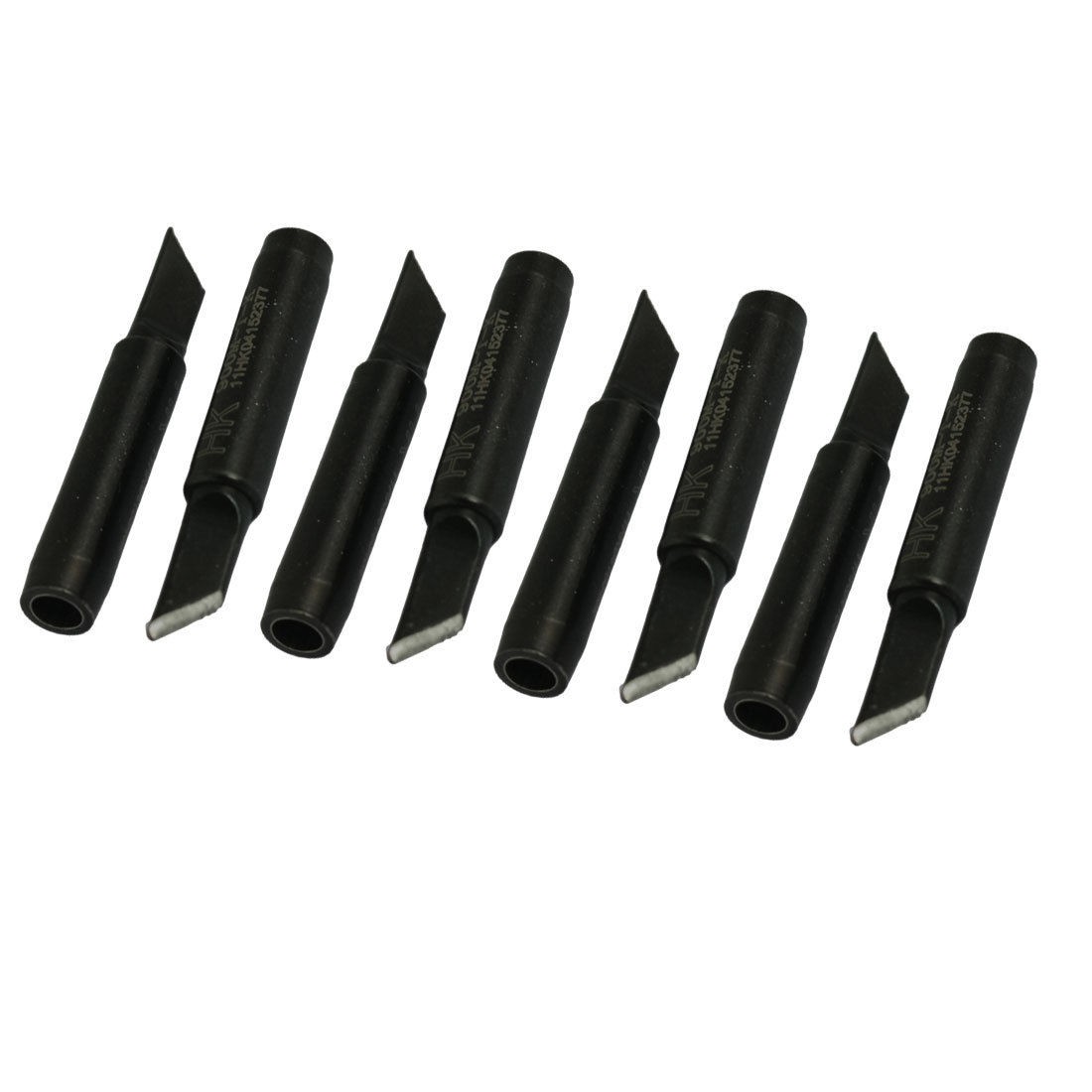 900M-T-1.5K Black 7mm Bevel Width Soldering Iron Tip 5 Pcs