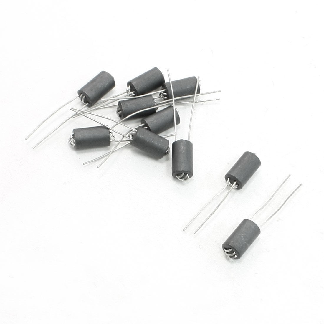 6mm x 10mm x 0.8mm Axial Lead 6 Channel Ferrite Beads Inductors 10 Pcs